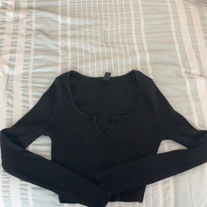 Long Sleeve Crop Top